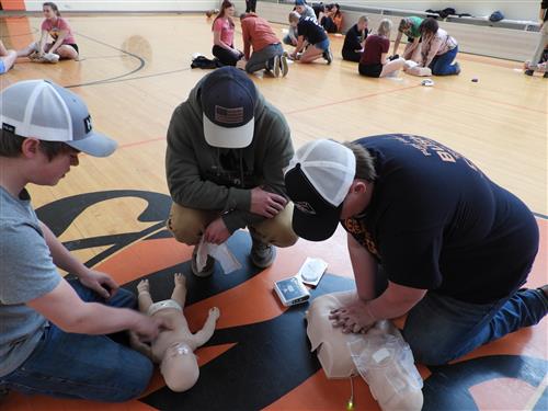  Seniors Receive CPR, AED, & First Aid Training