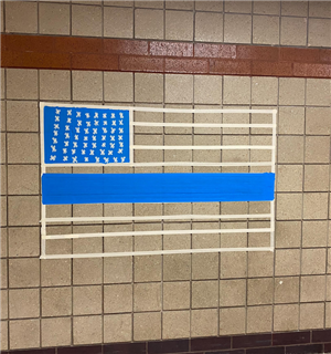 Blue Line Flag