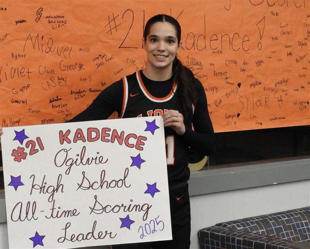  Kadence Breaks School Record